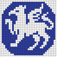 Heraldic gryphon small