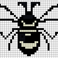 Honey Bee Pattern - Large