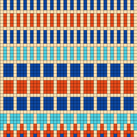 Tutankhamen mask pattern pg 129