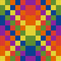 rainbow cable scarf
