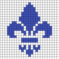 Fleur de lis #967