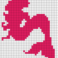 Mermaid silhouette #3