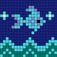 Fish and waves
