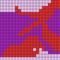 purple and red