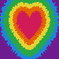 Copy of Kids size 6 heart