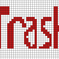 Trash sign