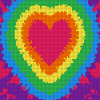 Copy of Kids size 6 heart