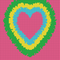 Copy of Kids size 6 heart
