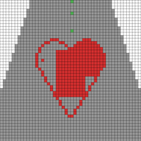 heart shirt top