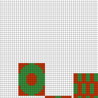 red green