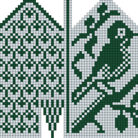Bird Mittens XS