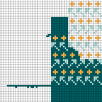Stars and Arrows Mitts
