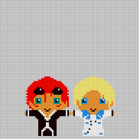 Reno & Rufus Pillow Final Fantasy VII