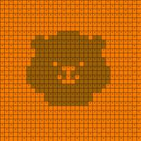 Teddy Face-Orange