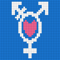 shorter trans symbol with heart