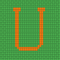 U  block