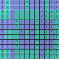 Mosaïque pour col infini