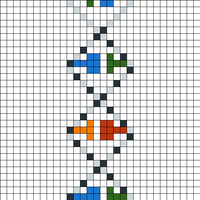 Deoxyribonuecleic acid double helix slay