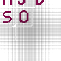 Temp blanket months markers