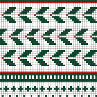 Holly Stocking