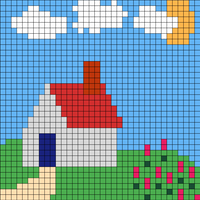 Copy of house on a hill