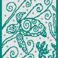 Copy of sea turtle mosaic