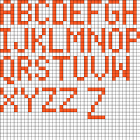 Letters 4 stitch