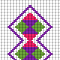 Double Diamond Mochila