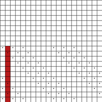 diagonal seed stitch