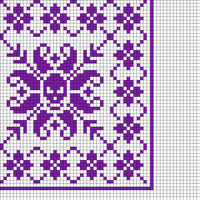 Double Knit Deathflake Throw