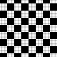 checkered