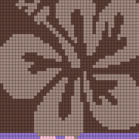 Copy of hawaii flower crochet tote 