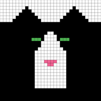 Modified Kitty ankle socks chart