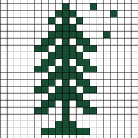 Christmas Stocking (Trees)