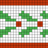 Holly 2 for 64st stocking