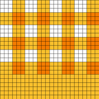 half textured plaid beanie
