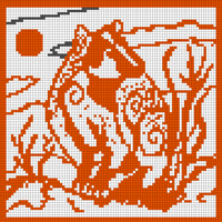 copy of badger mosaic