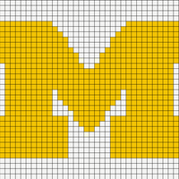 Michigan Block M