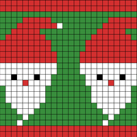 Santa for 64 st stocking