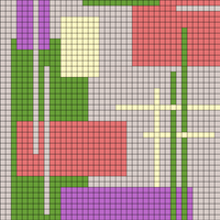 bag, simple squares
