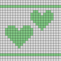 Heart dishcloth