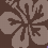 Copy of hawaii flower crochet tote 