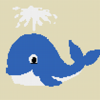 Copy of Whale Baby Blanket