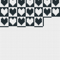 Chaleco de corazones