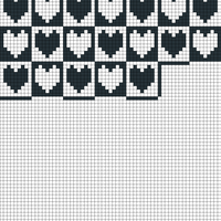 Chaleco de corazones