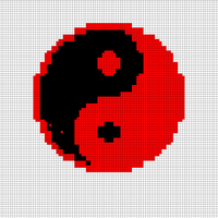 yin yang sweater vest