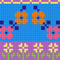 Flower fair isle