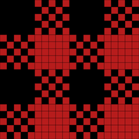 Buffalo plaid cuff
