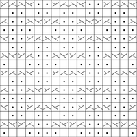 Small Grid Sock 36