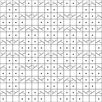 Small Grid Sock 32